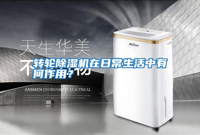轉(zhuǎn)輪除濕機在日常生活中有何作用?