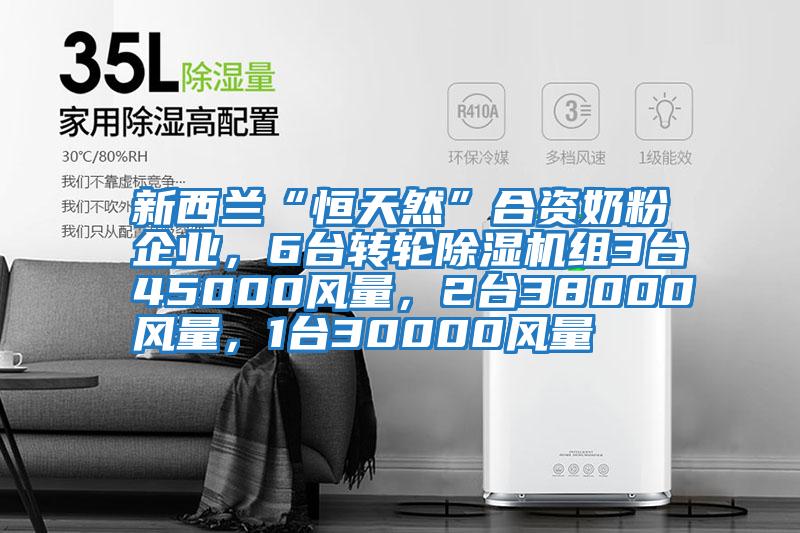 新西蘭“恒天然”合資奶粉企業，6臺轉輪除濕機組3臺45000風量，2臺38000風量，1臺30000風量