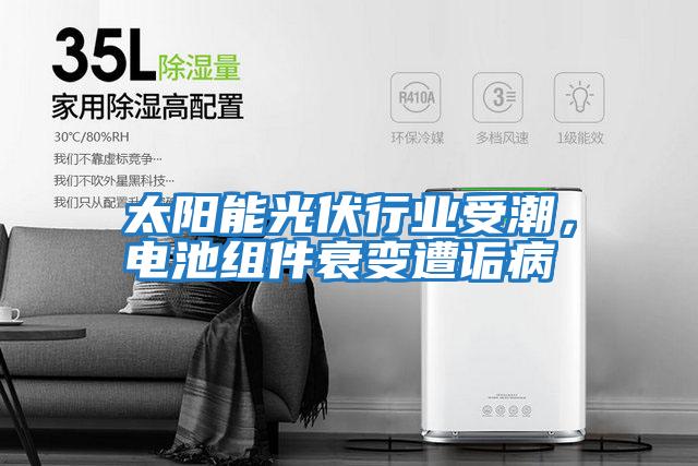 太陽能光伏行業受潮，電池組件衰變遭詬病