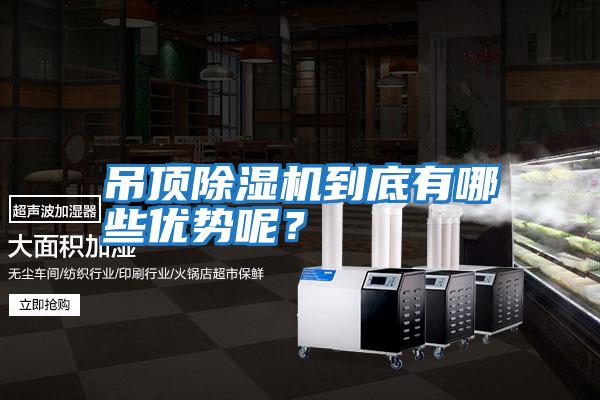 吊頂除濕機到底有哪些優(yōu)勢呢？