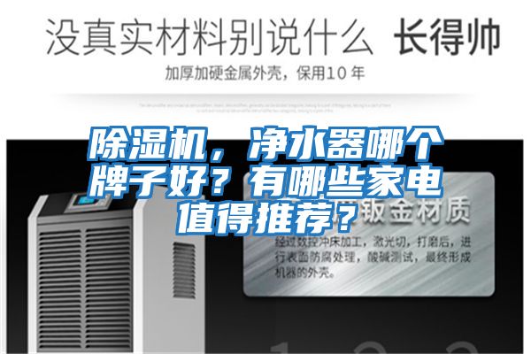 除濕機(jī),凈水器哪個(gè)牌子好?有哪些家電值得推薦?